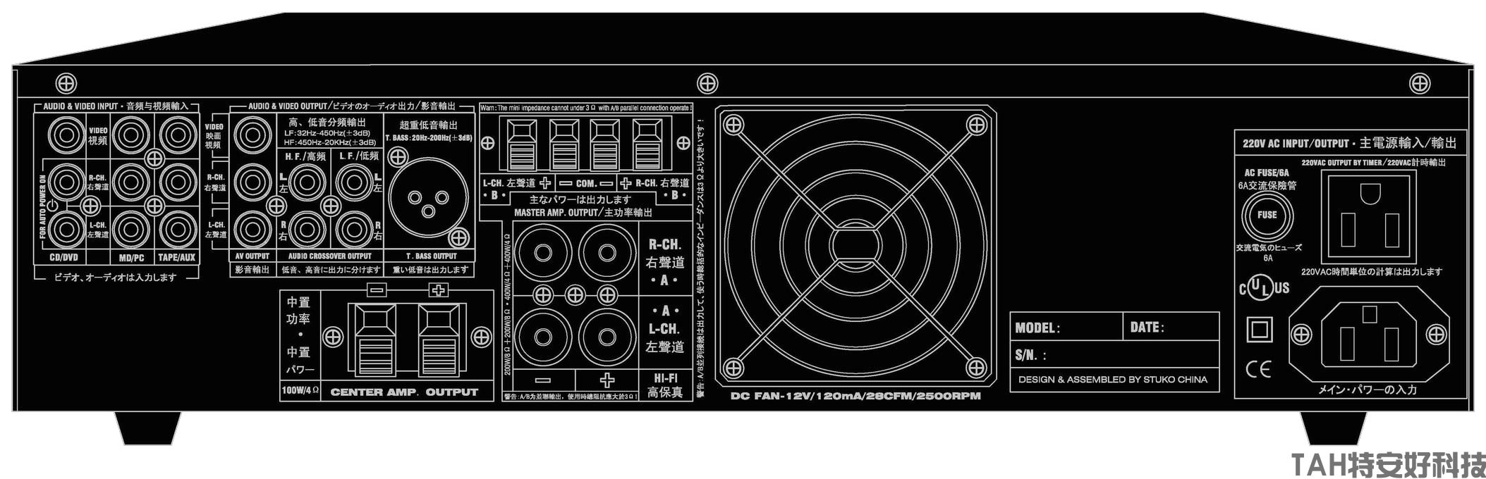 AV功放機(jī)TK-500C(圖3)